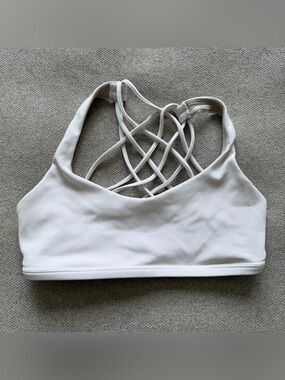 lululemon Women's White Strappy Back Bralette
